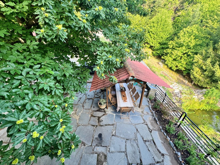 Il pergolato sul torrente